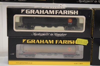 Lot 478 - Graham Farish – Ten boxed ‘N’ gauge tanker bogie wagons