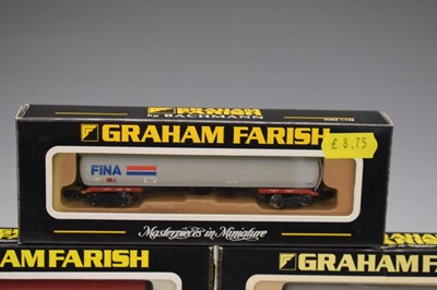 Lot 478 - Graham Farish – Ten boxed ‘N’ gauge tanker bogie wagons