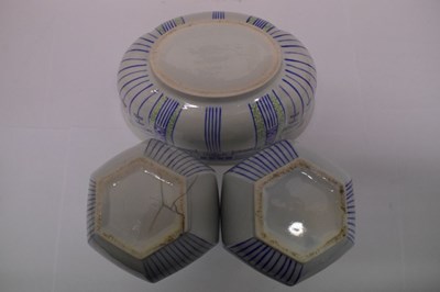 Lot 297 - Group of French Art Deco-style ceramics