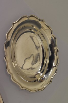 Lot 195 - Ten silver dishes and coasters