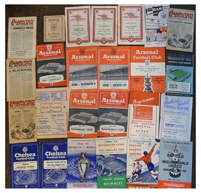 Lot 308 - Quantity of Football programmes