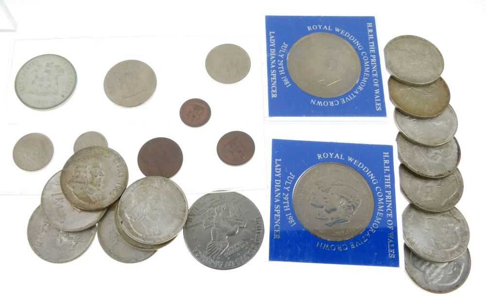 Lot 215 - Collection of world coins and crowns