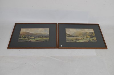 Lot 582 - Kenneth Stephen Broad (exh.1911-35) - Two watercolours - Lakeland landscapes