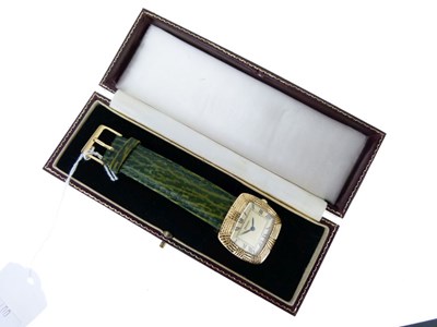 Lot 78 - Delania  - Lady's 18ct gold mechanical wristwatch