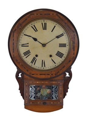 Lot 523 - American wall clock