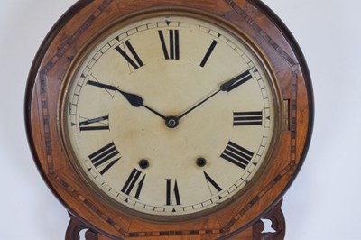 Lot 523 - American wall clock