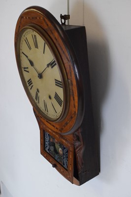 Lot 523 - American wall clock