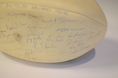 Lot 238 - Signed rugby ball