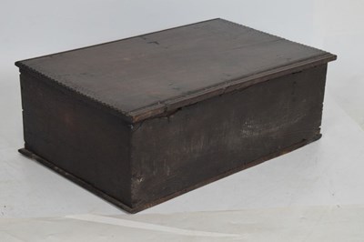 Lot 600 - 18th Century oak Bible box