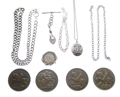 Lot 282 - Mixed group of silver collectables