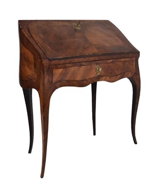 Lot 718 - French kingwood and tulipwood bureau de dame