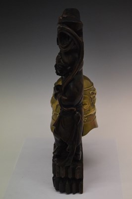 Lot 665 - Chinese temple bell on stand