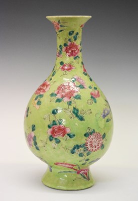 Lot 335 - Chinese Famille Rose porcelain vase