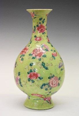 Lot 290 - Chinese Famille Rose porcelain vase