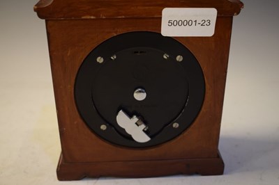 Lot 503 - Elliott mahogany-cased mantel clock