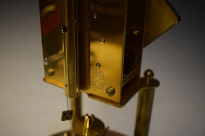 Lot 505 - Hermle - brass torsion or anniversary clock