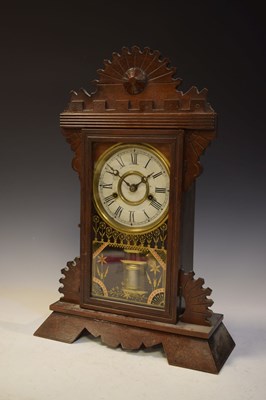 Lot 507 - Late 19th Century American Aesthetic style mantel clock