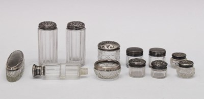 Lot 198 - Quantity of silver and other topped bottles