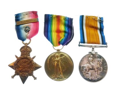 Lot 346 - First World War medal trio