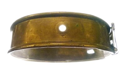 Lot 236 - Large Victorian brass dog collar