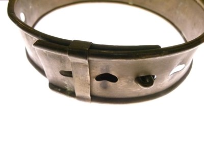 Lot 236 - Large Victorian brass dog collar