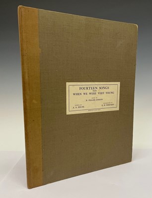 Lot 331 - Book - Fourteen Songs from 'When we were very young'