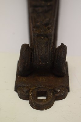 Lot 350 - Victorian cast iron door knocker