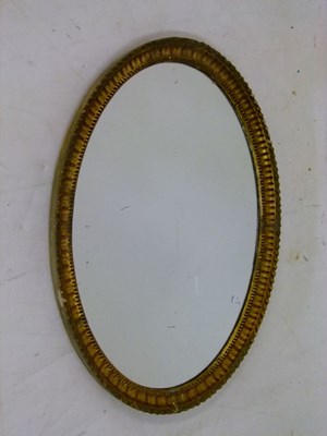 Lot 764 - Oval mirror