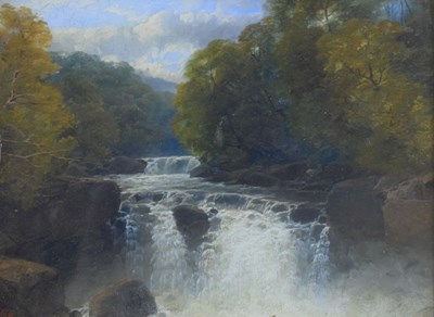 Lot 586 - John Brandon Smith, (1848-1884) - Waterfall