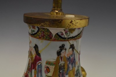 Lot 289 - Pair of 19th Century Chinese Canton Famille Rose vases