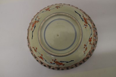 Lot 353 - 19th Century Japanese Imari porcelain pierced bowl