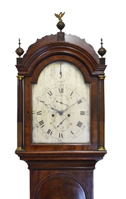 Lot 618 - George III mahogany-cased 8-day longcase clock. William Tooke of Lynn