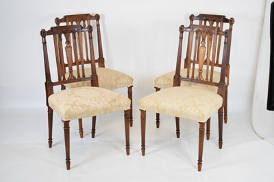 Lot 634 - Set of four Brights of Nettlebed chairs