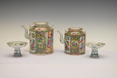 Lot 550 - Group of Chinese Canton Famille Rose