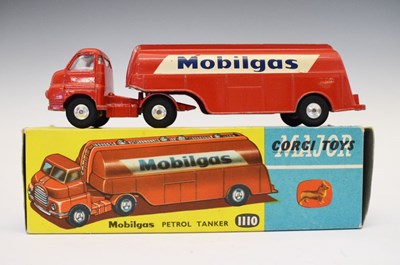 Lot 521 - Corgi Major Toys - Boxed diecast model 1110 'Mobilgas Petrol Tanker'