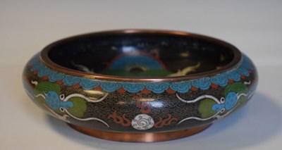 Lot 549 - 20th Century Chinese cloisonné enamel bowl