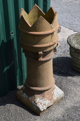 Lot 799 - Terracotta chimney crown