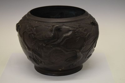 Lot 556 - Japanese bronze jardinière