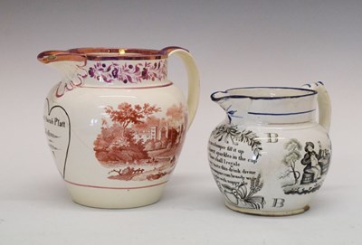 Lot 376 - Two early 19th Century jugs