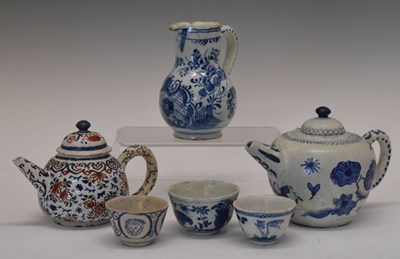 Lot 353 - Group of Dutch Delftware c.1700 (6)