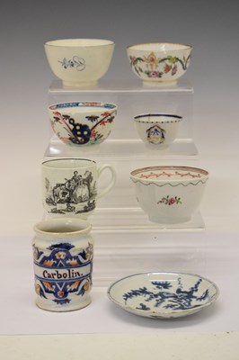 Lot 495 - Group of 18th Century tea bowls, etc