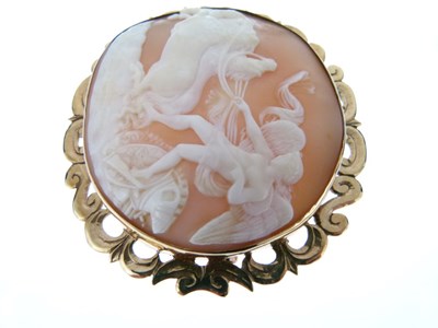 Lot 58 - Large Victorian shell cameo