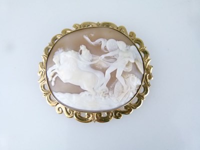 Lot 58 - Large Victorian shell cameo
