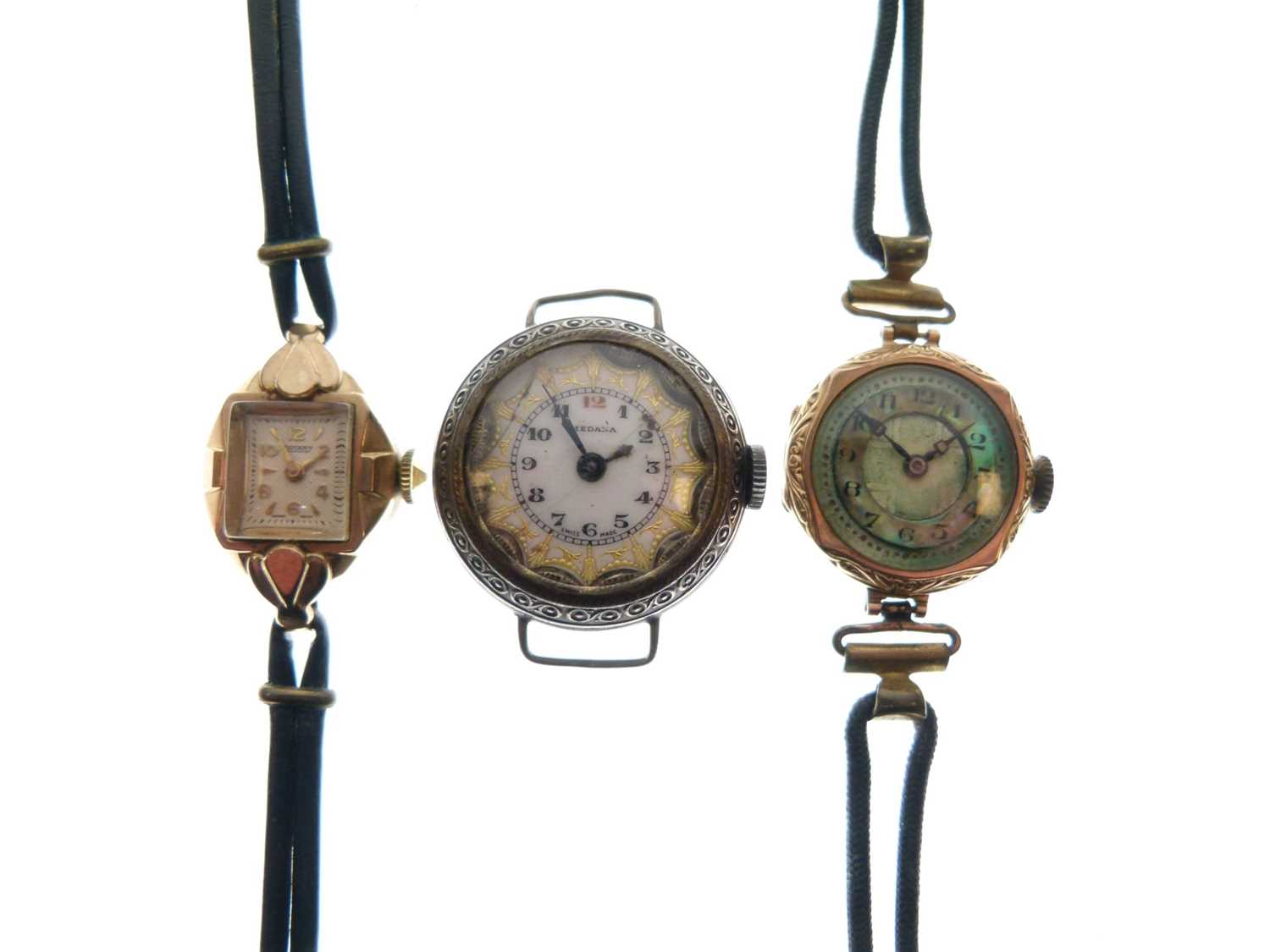 Lot 223 - Two ladies' cocktail watches