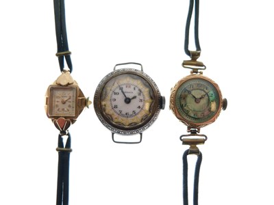 Lot 223 - Two ladies' cocktail watches
