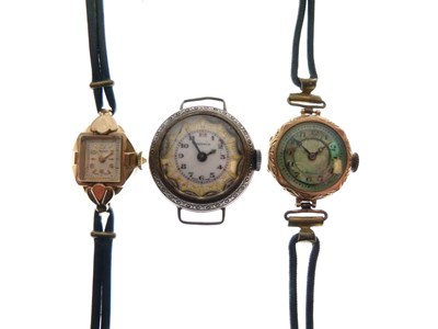 Lot 223 - Two ladies' cocktail watches