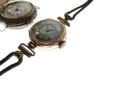 Lot 223 - Two ladies' cocktail watches