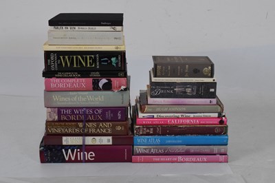 Lot 336 - Books - Quantity of books relating to French red wine