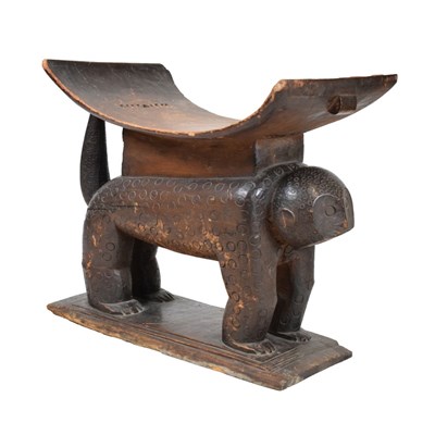 Lot 251 - Fante (Ghana) leopard stool