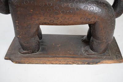 Lot 251 - Fante (Ghana) leopard stool